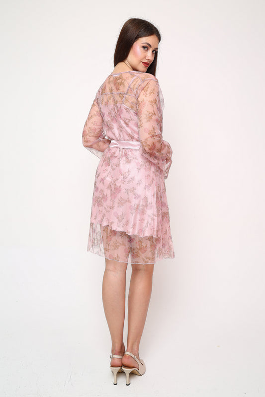 pembe sakura Gecelik & Sabahlık