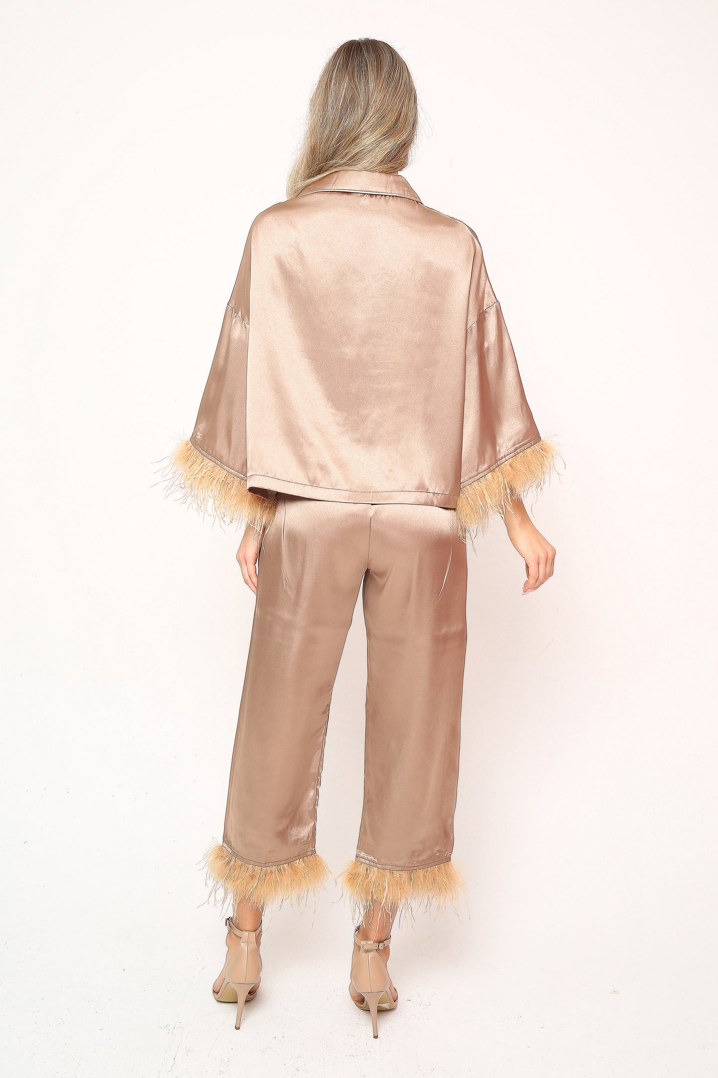 Lune Satin - Saten Pijama Takımı