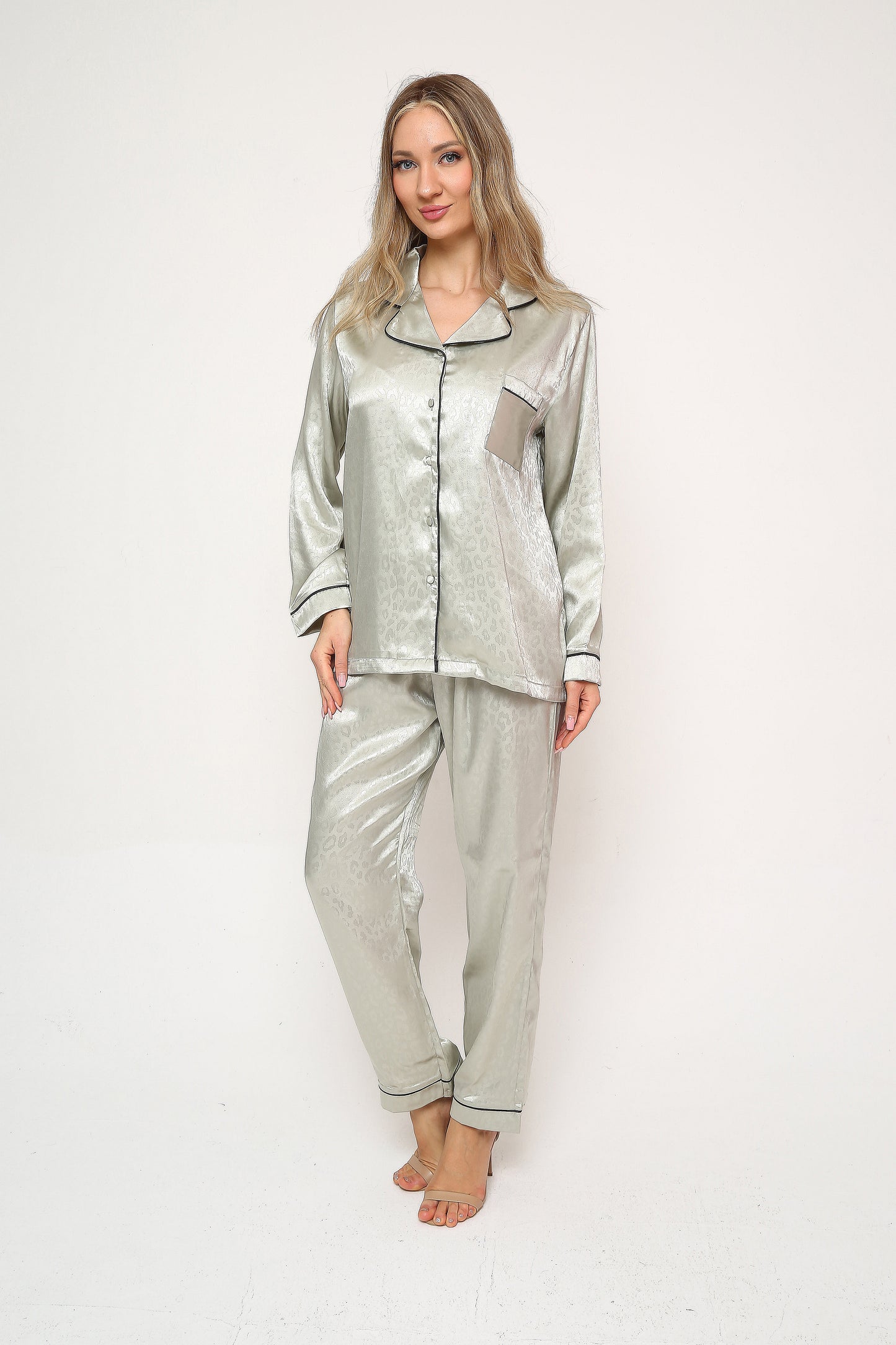 Shadow Tigris – Saten Pijama Takımı