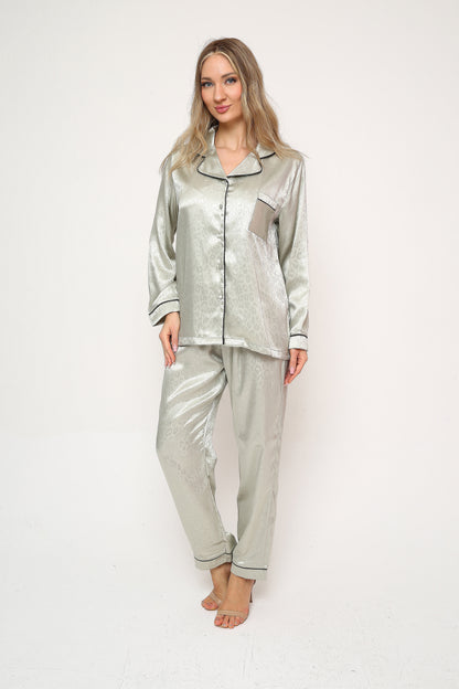 Shadow Tigris – Saten Pijama Takımı