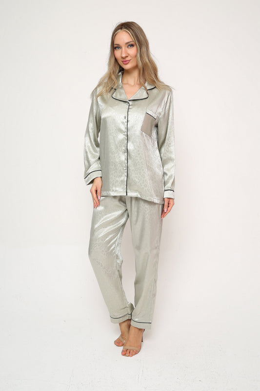 Shadow Tigris – Saten Pijama Takımı