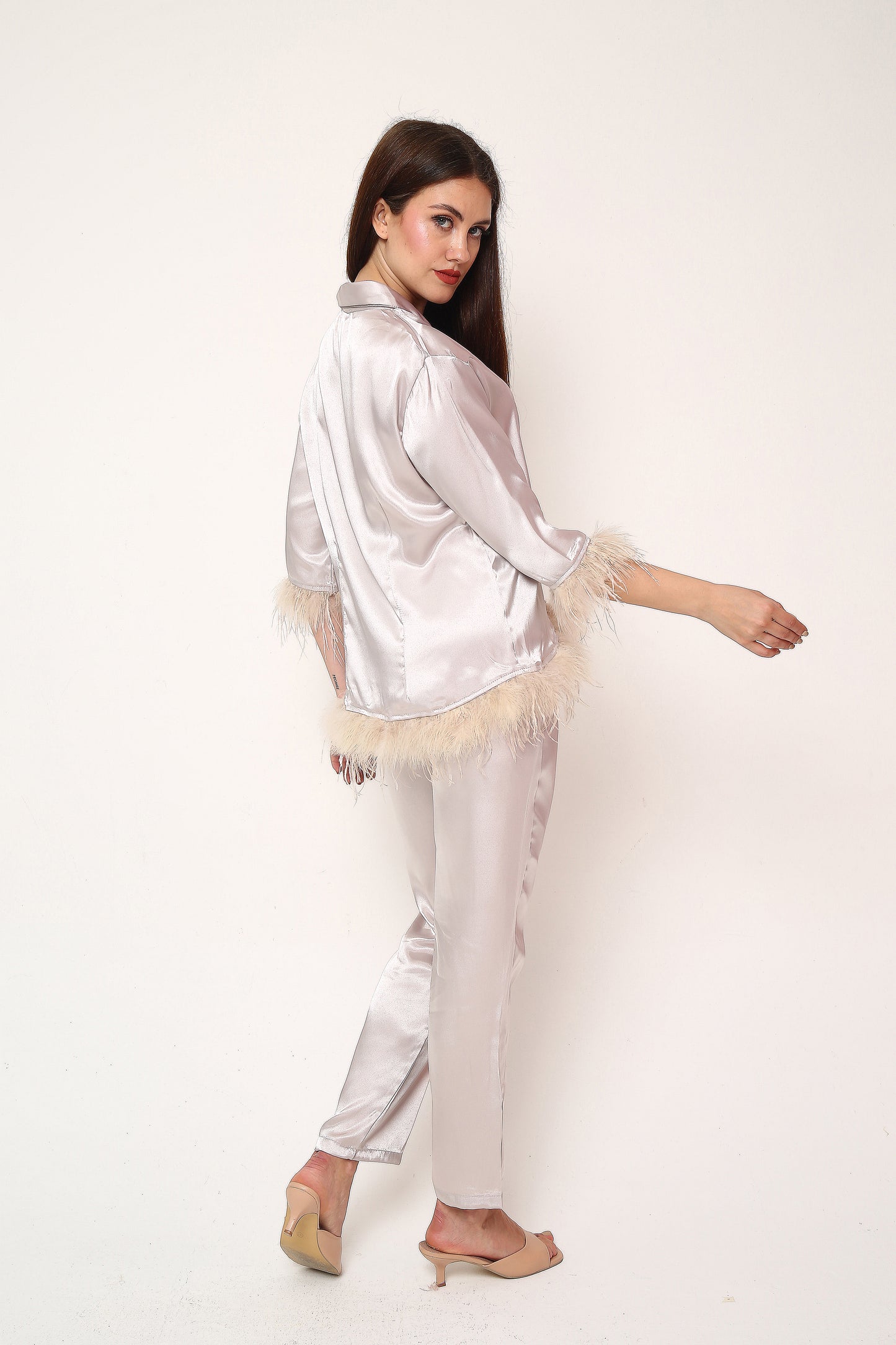 Élite Lumière –  Saten Pijama Takımı