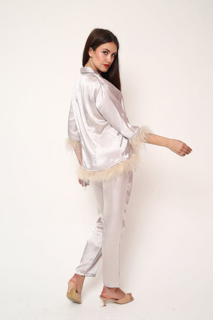 Élite Lumière –  Saten Pijama Takımı
