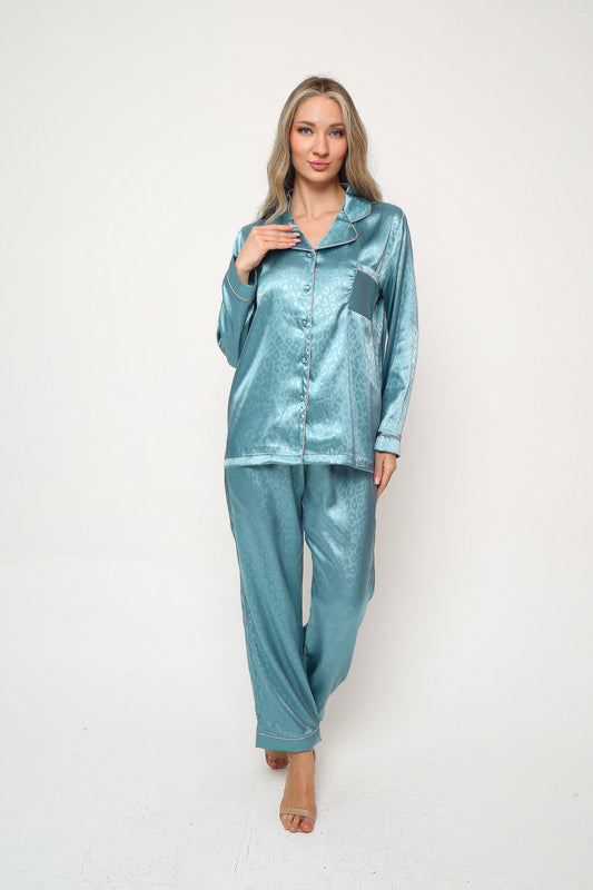 Shadow Tigris – Saten Pijama Takımı
